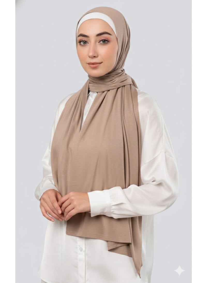 Women's Pure Cotton Soft Jersey Hijab - Premium Breathable Fabric & Full Coverage - Multi Colors - Image 2